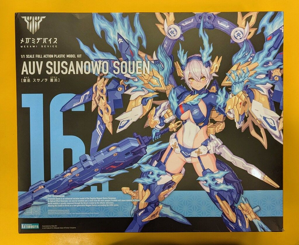 コトブキヤ メガミデバイス 販売 皇巫 スサノヲ 蒼炎 限定特典付き】皇