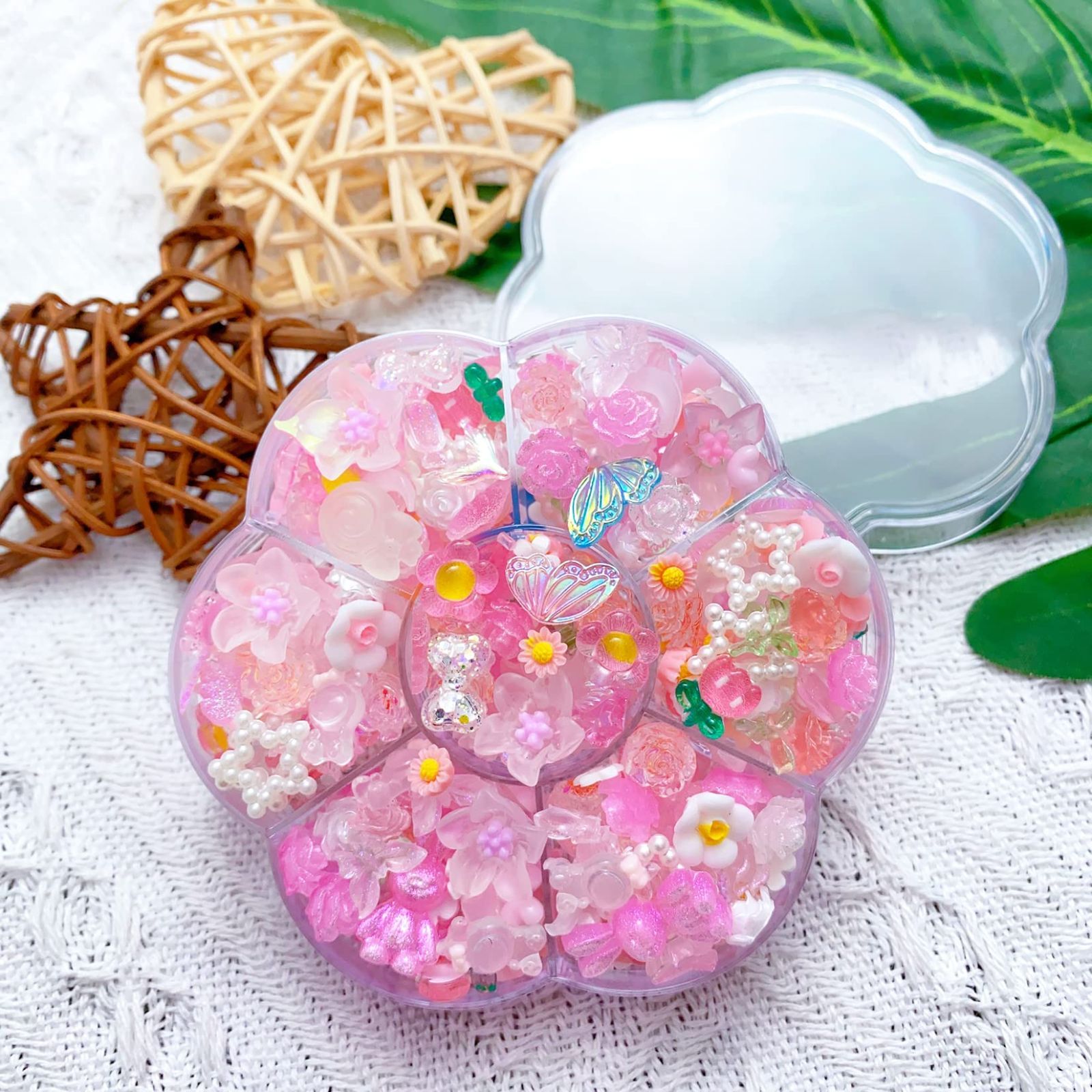ネイル用品 樹脂 ジュエリーパーツ ハンドメイド ネイルデコレーション ネイルグッズ アクセサリー ネイルアクセサリー DIY デコパーツ 手芸用品 ネイルアート 色変わる 手作り UVパーツ 夜