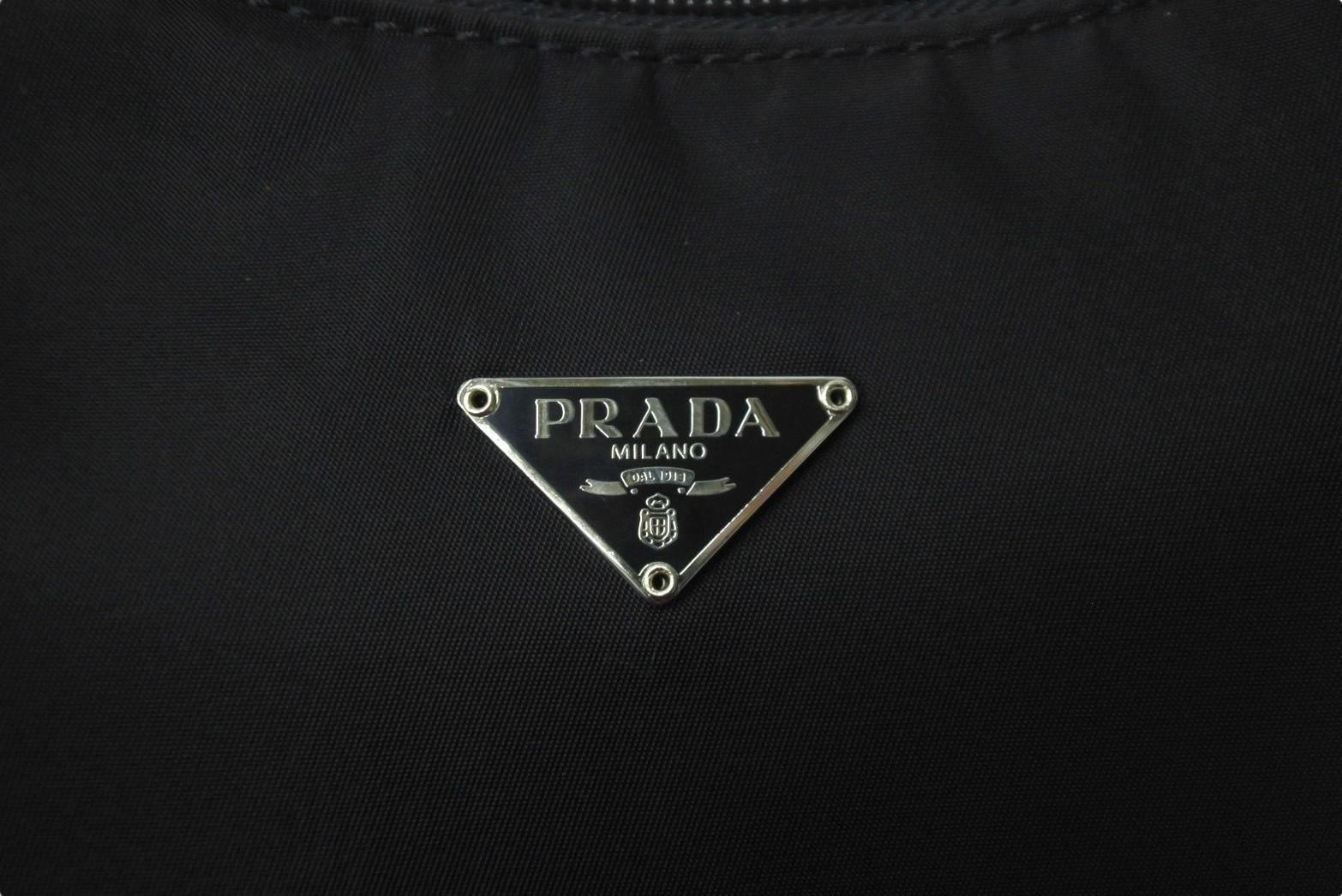 極美品 PRADA プラダ ホーボー ハンドバッグ ナイロン ワンショルダー ...