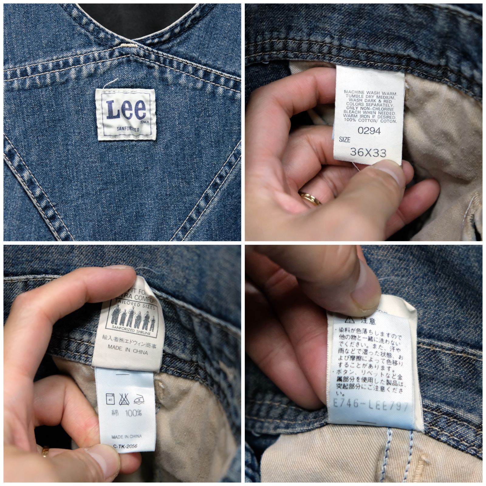 専用　Lee リー 0294 50s 復刻 デニム オーバーオール  W34 2025年最新】Yahoo!オークション -lee オーバーオール 0294の