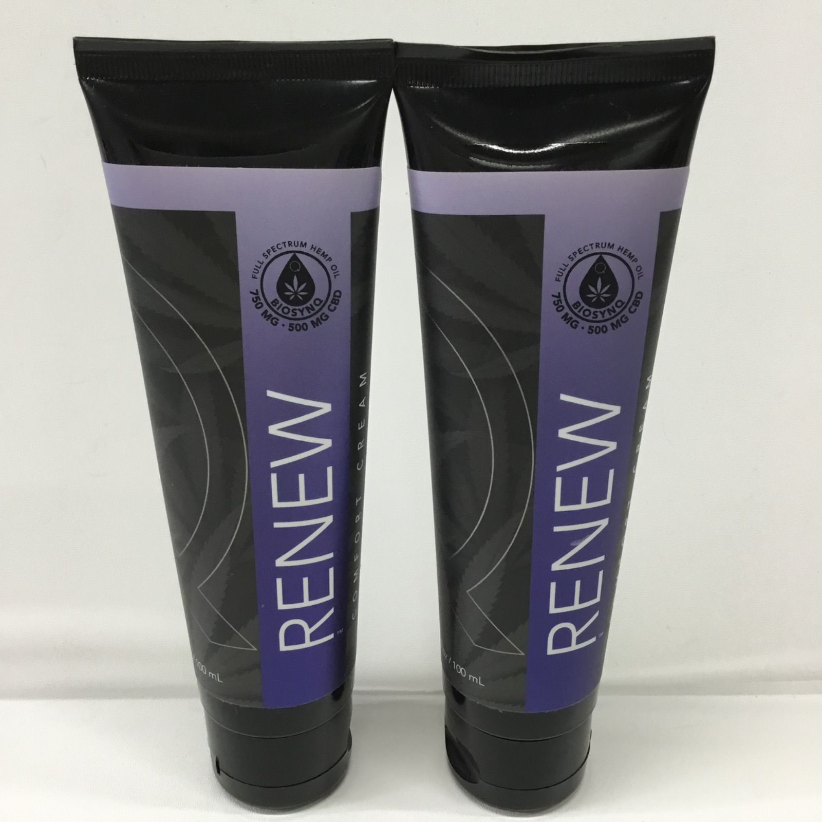 ＱサイエンスRenewコンフォートクリーム100ml✕2賞費期限2026.02 QサイエンスCBD 最新RENEWコンフォートクリーム100mL