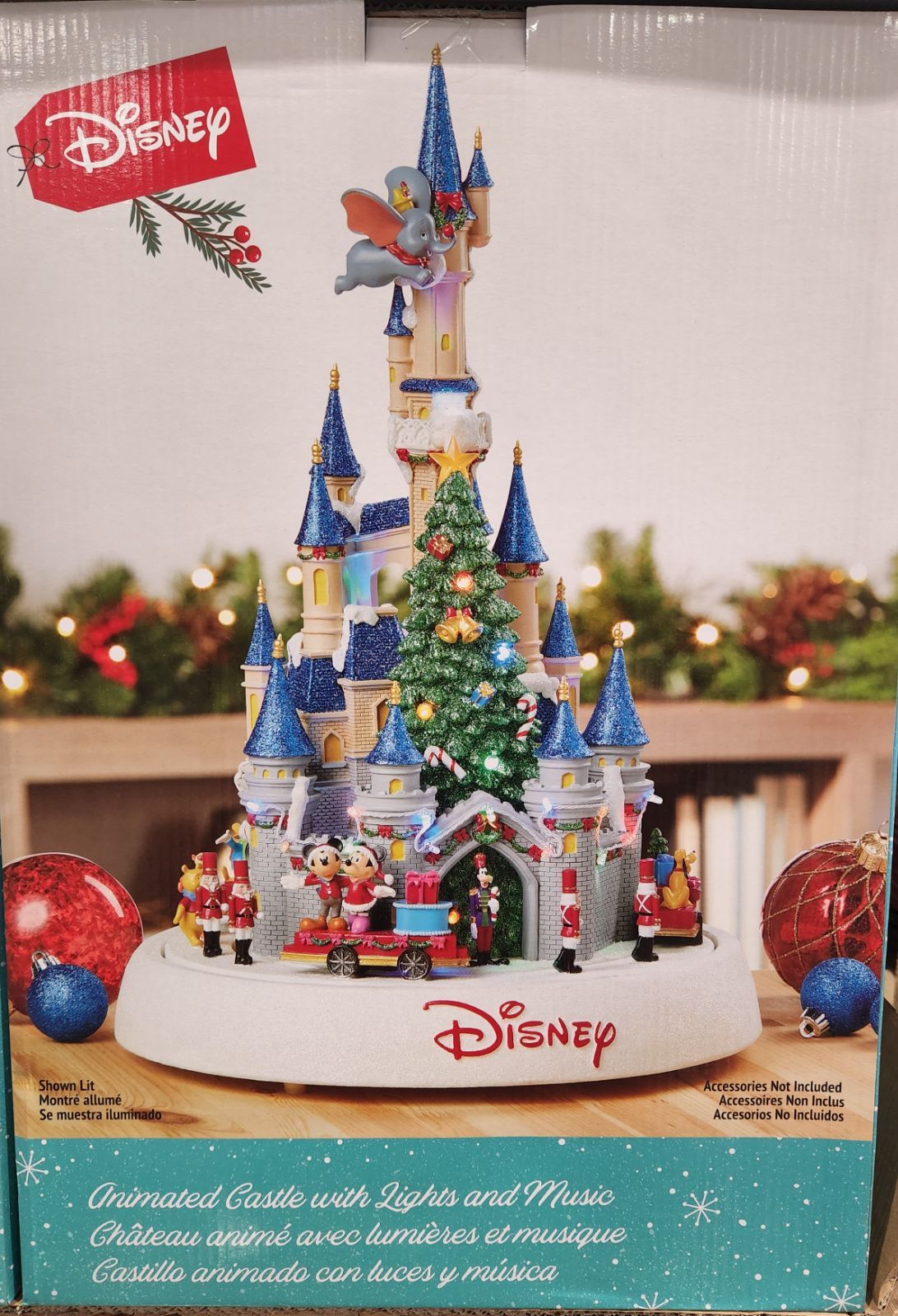 クリスマスオルゴールアニメイテッドコストコ2024LEDライト音楽付 入手