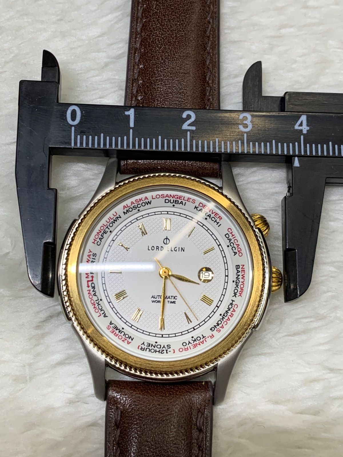 R7-991 美品 LORD ELGIN WORLD TIME M-056 - メルカリ