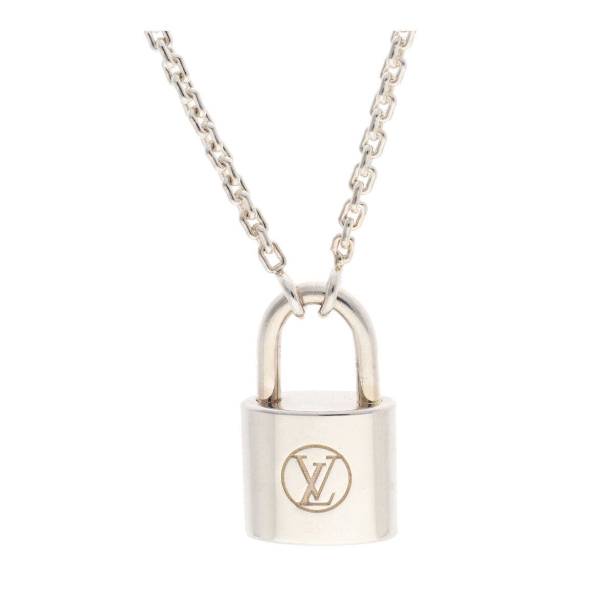 【美品】LouisVuitton シルバーチェーンネックレス LOUIS VUITTON シルバー チェーンネックレス - メルカリ