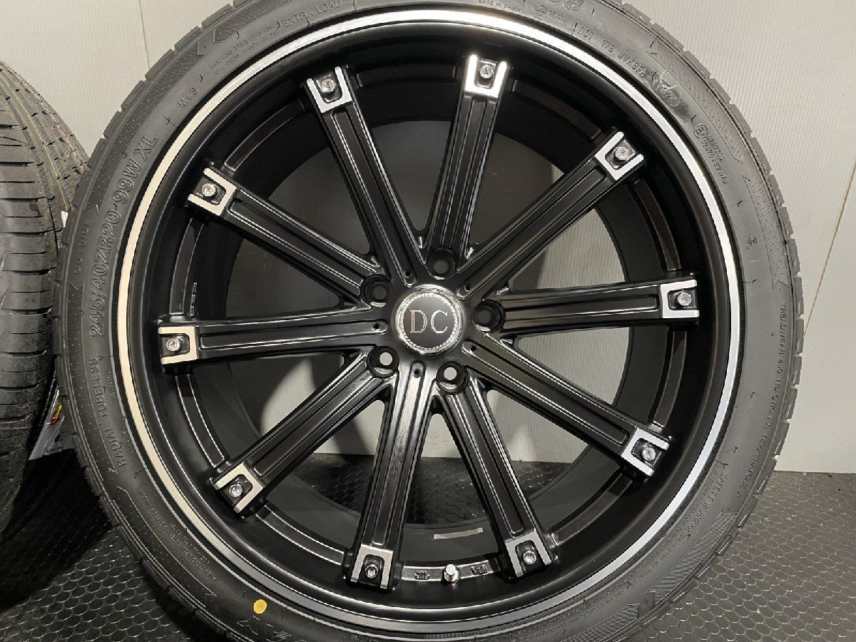 新品 バランス調整済 FRONWAY 245/40ZR20 24年製 夏タイヤ LANDFORCE 20インチ 8.5J5HPCD114.3+38 アルファード ヴェルファイア等 (MTC578) クレジットカード QRコード決済可能 新品 バランス調整済 FRONWAY 245/40ZR20 24年製 夏タイヤ LANDFORCE