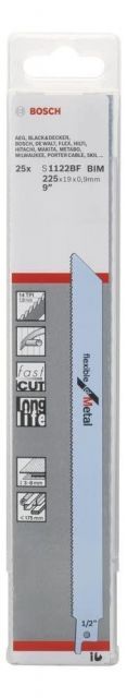 BOSCH ボッシュ 金属用セーバーソーブレード25本組 S1122BF 25