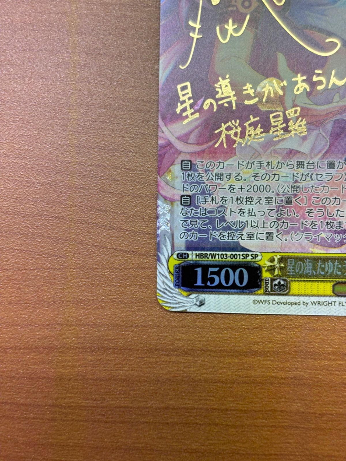 美品】星の海、たゆたうフォーチュンテラー 桜庭星羅 CH HBR/W-103