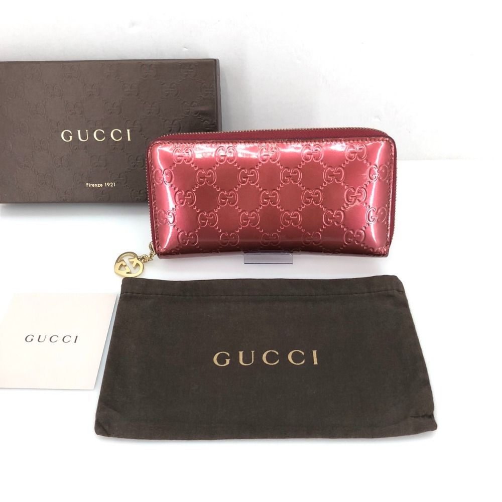 05w05070 グッチ GUCCI グッチシマ ラブリー Gハート ラウンド 