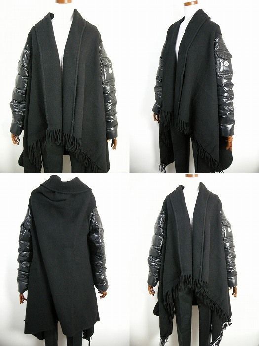 専用　美品　モンクレール ダウンジャケット フリンジ　ストール　コート MONCLER（フリンジ ・ ダウンジャケット）のフリマアイテム一覧
