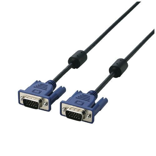 Ｄ－Ｓｕｂ１５ピン ミニ ケーブル ２０ｍ ブラック CAC-L20BK|RS エレコム