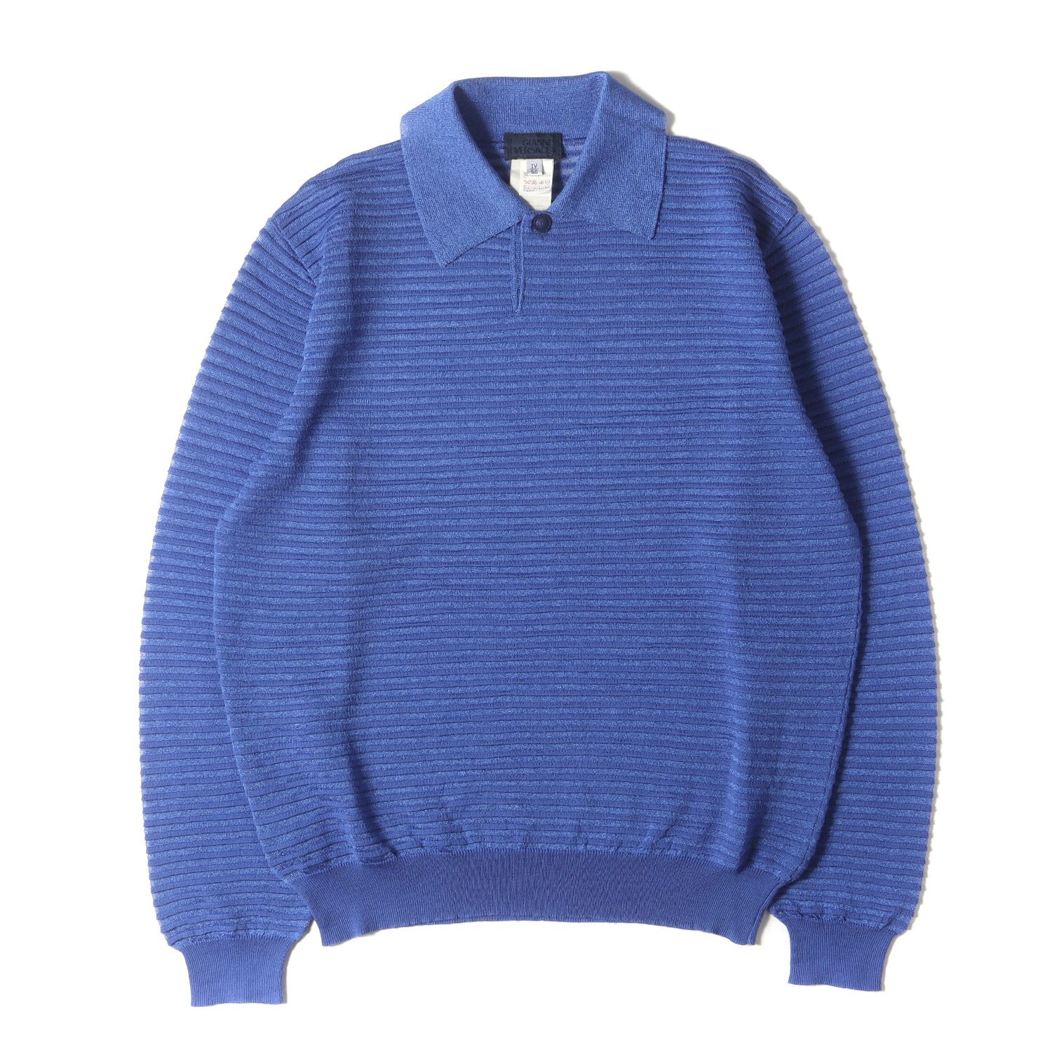 GIANNI VERSACE ジャンニ ヴェルサーチ ニット ブルー サイズ:50 | 90s 