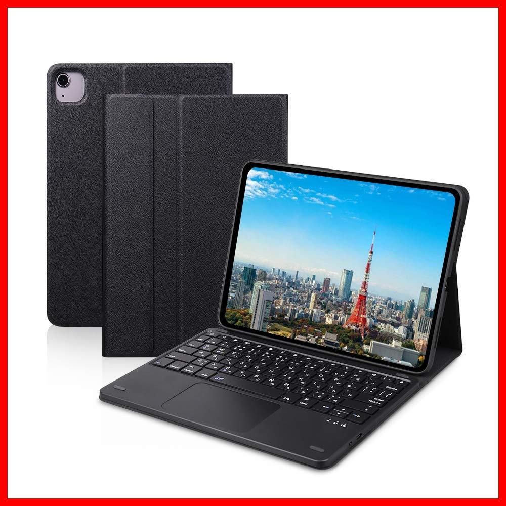 ワイヤレスキーボード Bluetooth+2.4GHz無線 タッチパッド テンキー搭載 bluetoothキーボード iPad 第10世代 第9世代 JIS日本語配列 パソコン タブレット スマホ Windows Mac iOS USB接続３台デバイス切り替え レシーバー付き 技適認証 軽量 薄型 静音  リモート 送料無料 数量限定】JIS日本語配列 10.9インチ対応 bluetoothキーボード 第4/5世代 Air