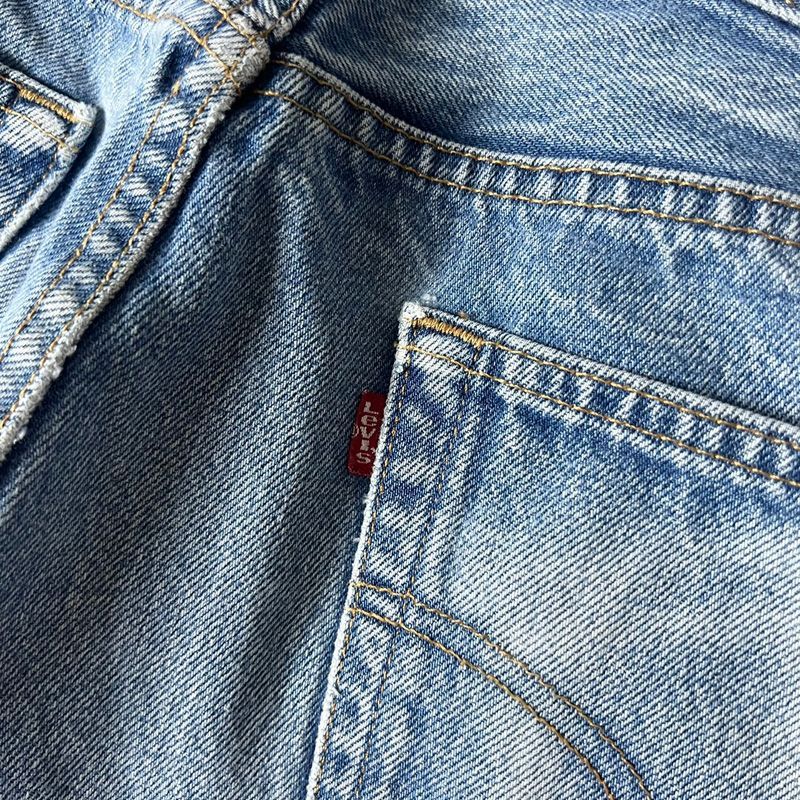 ヒゲ 00s Levis 501 ストレート デニム パンツ 36 32 / 00年代