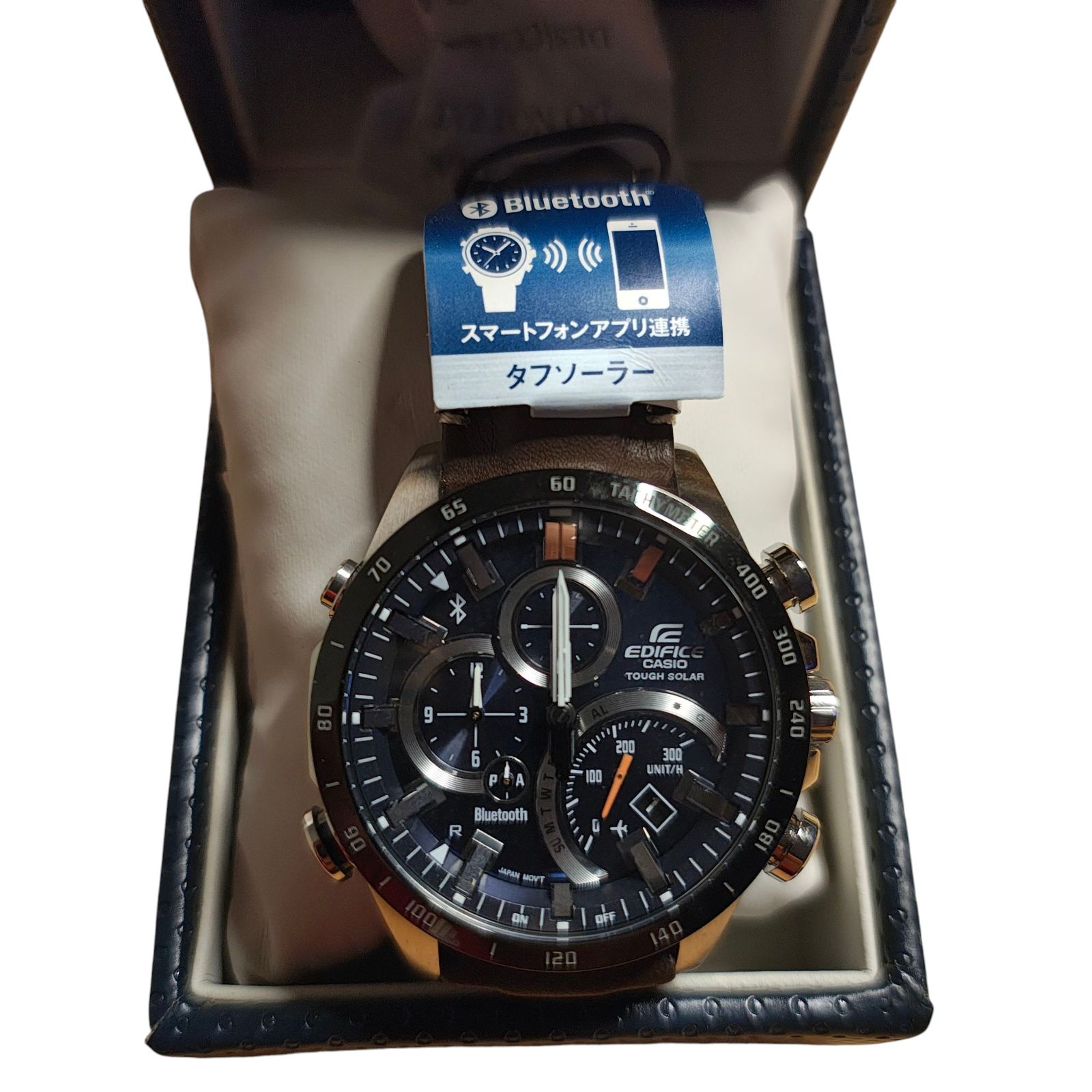 WJ36 CASIO カシオ EDIFICE ソーラー EQB-501XBL-2AJF - メルカリ