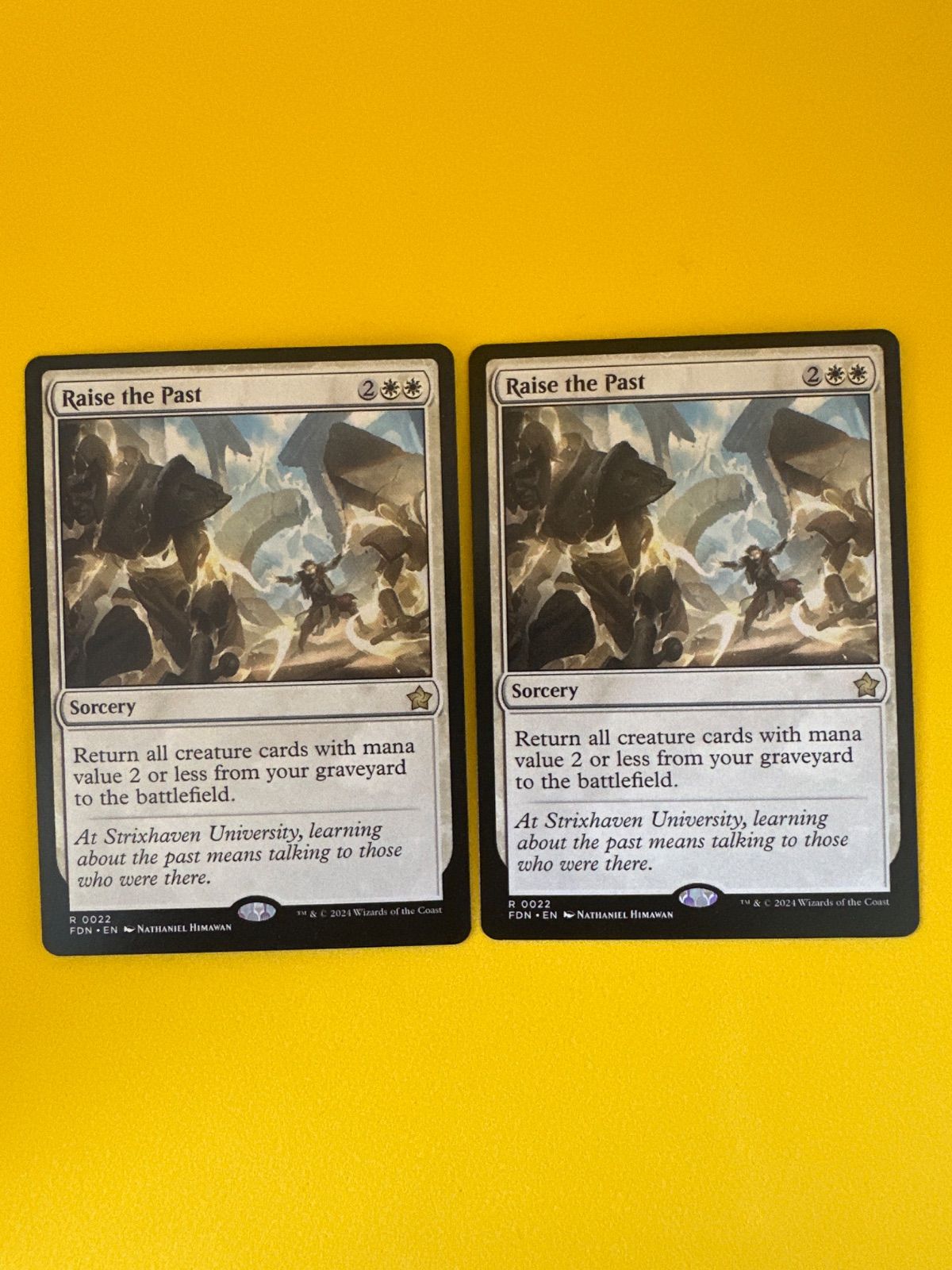 MTG 過去立たせ 2枚 (FDN EN) - メルカリ