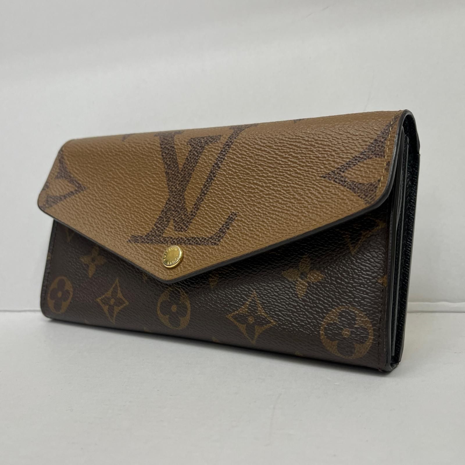 加古川店 LOUIS VUITTON ルイ ヴィトン 長財布 ポルトフォイユ サラ M80726 モノグラム リバース 125