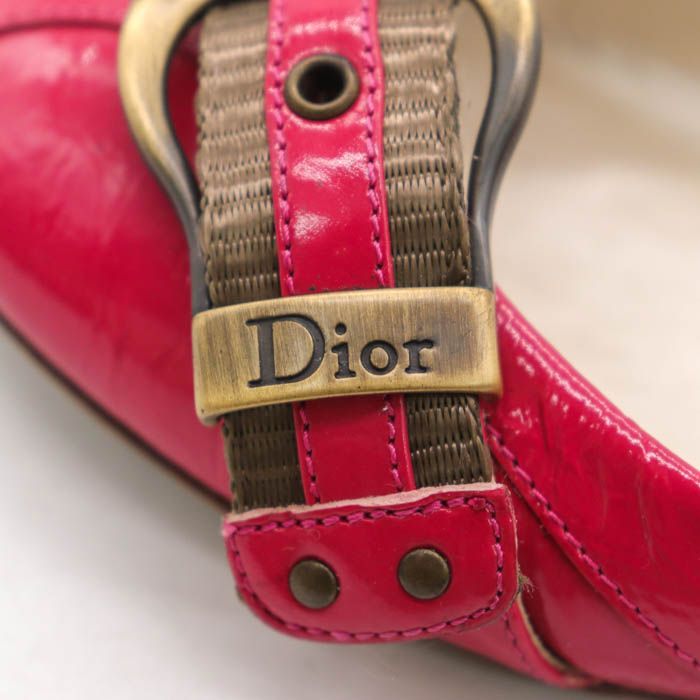 クリスチャンディオール バレエシューズ サブリナシューズ 靴 イタリア製 レディース 34サイズ ピンク Christian Dior クリスチャンディオール バレエシューズ サブリナシューズ 靴