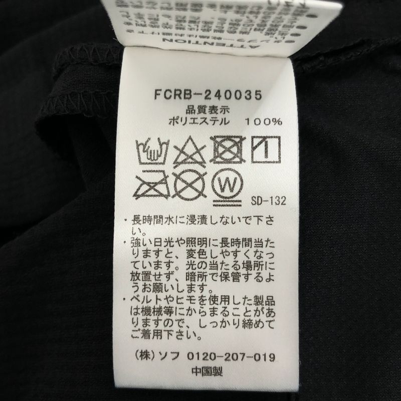 中古】F.C.Real Bristol 24SS FCRB TEAM SLACKS サイズXL 黒 エフシー