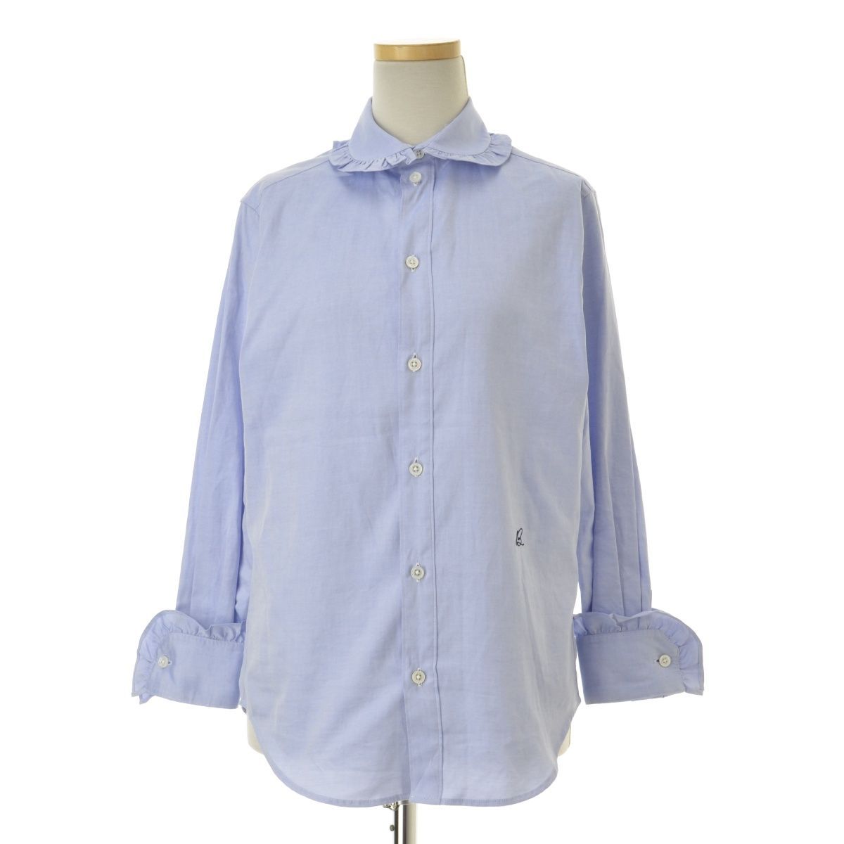 【MADISON BLUE】ROUND COLLAR FRILL SH L.OX 000000001170_aA3F8ue.jpg