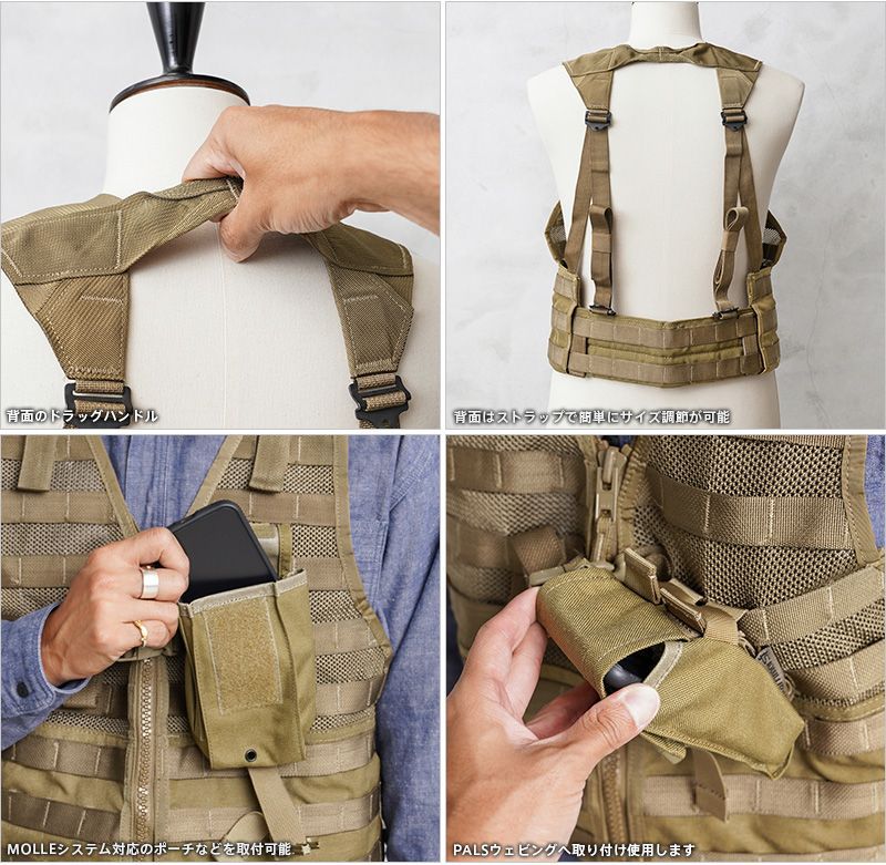 米軍実物 USMC MOLLE タクティカルホルスター コヨーテ 09-