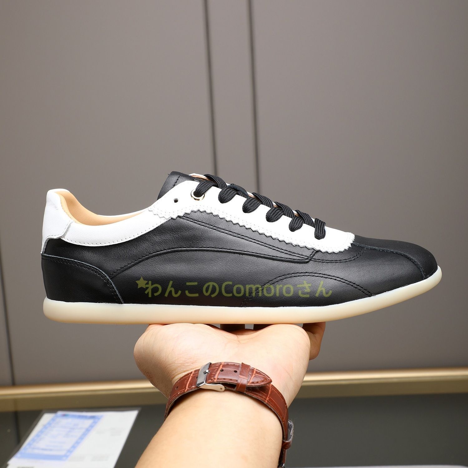 ARS NOVA│アルスノバ』カンガルー革│パンチング│レースアップ│23.5 