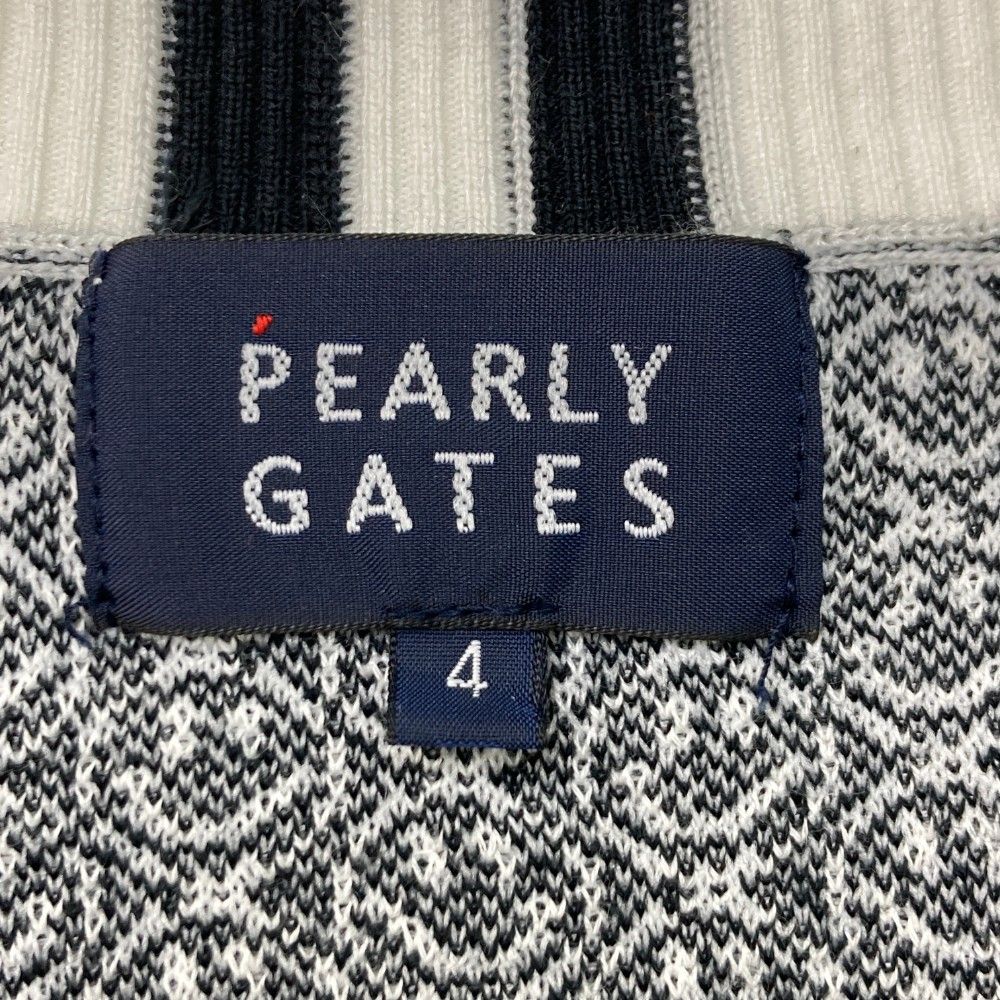 【新品タグ付】パーリーゲイツ メンズ　Ｖネック　ニットベスト　ＬＬ　ホワイト系 PEARLY GATES(パーリーゲイツ) ベスト｜中古ゴルフウェア通販サイト