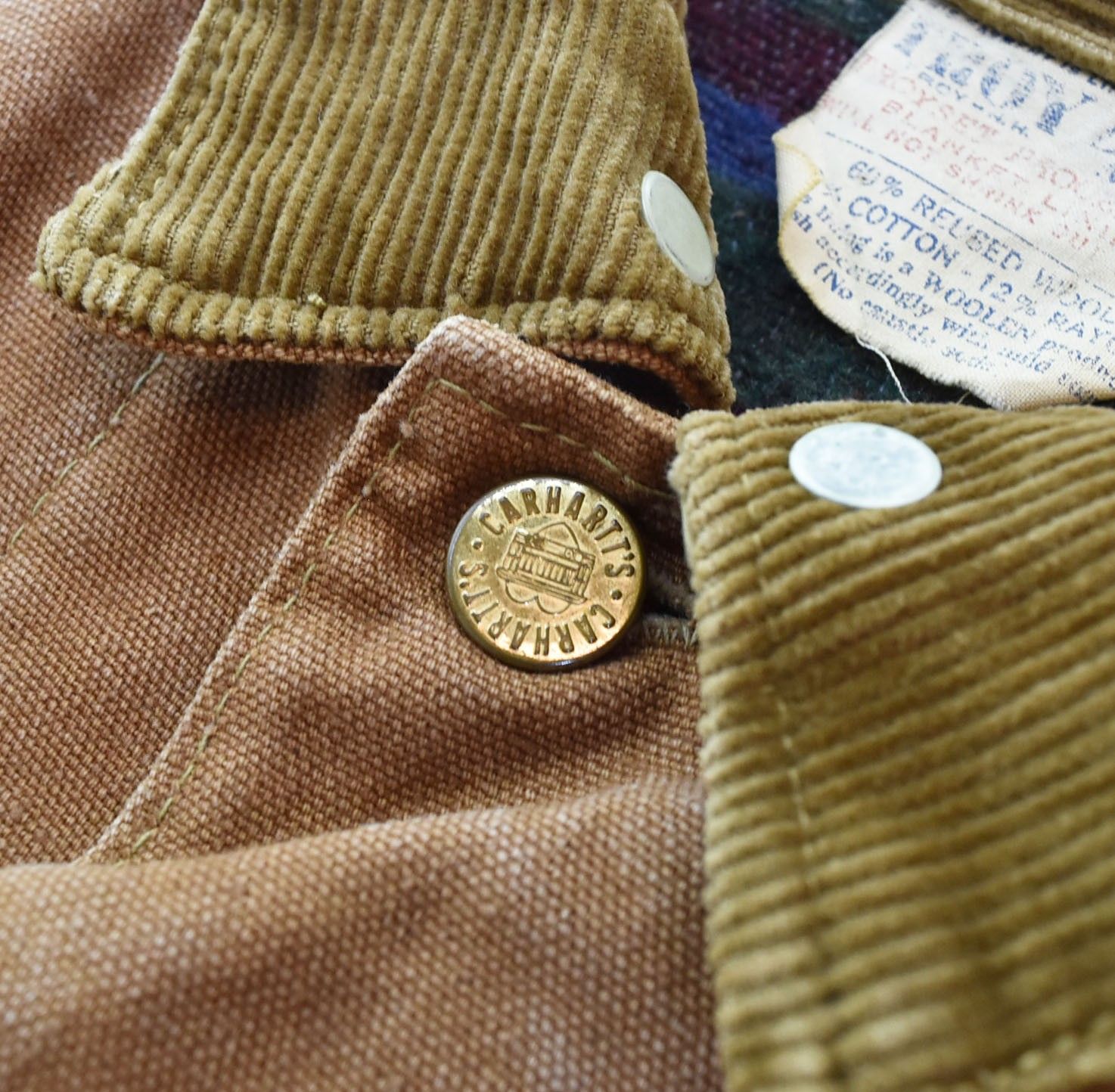 Carhartt カバーオール　シェルパ　Sサイズ　ダックジャケット　極美品 カーハート Carhartt 40年代 50年代 ハートタグ ダック