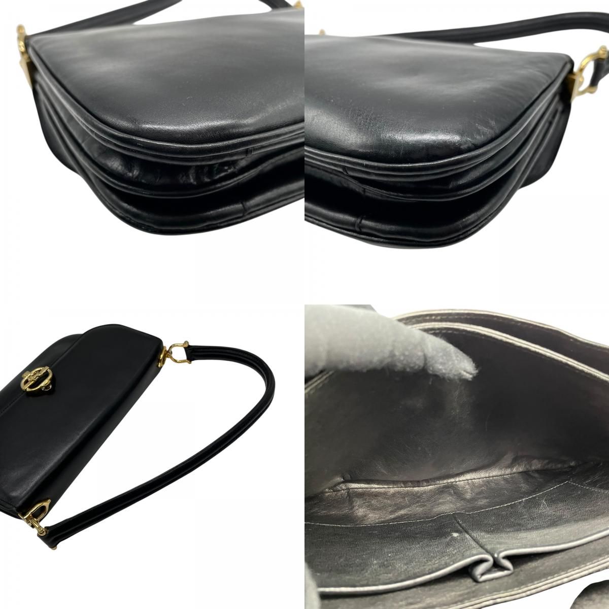美品】CELINE セリーヌ ハンドバッグ ワンショルダーバッグ 馬車 美品】CELINE セリーヌ ハンドバッグ ワンショルダーバッグ 馬車