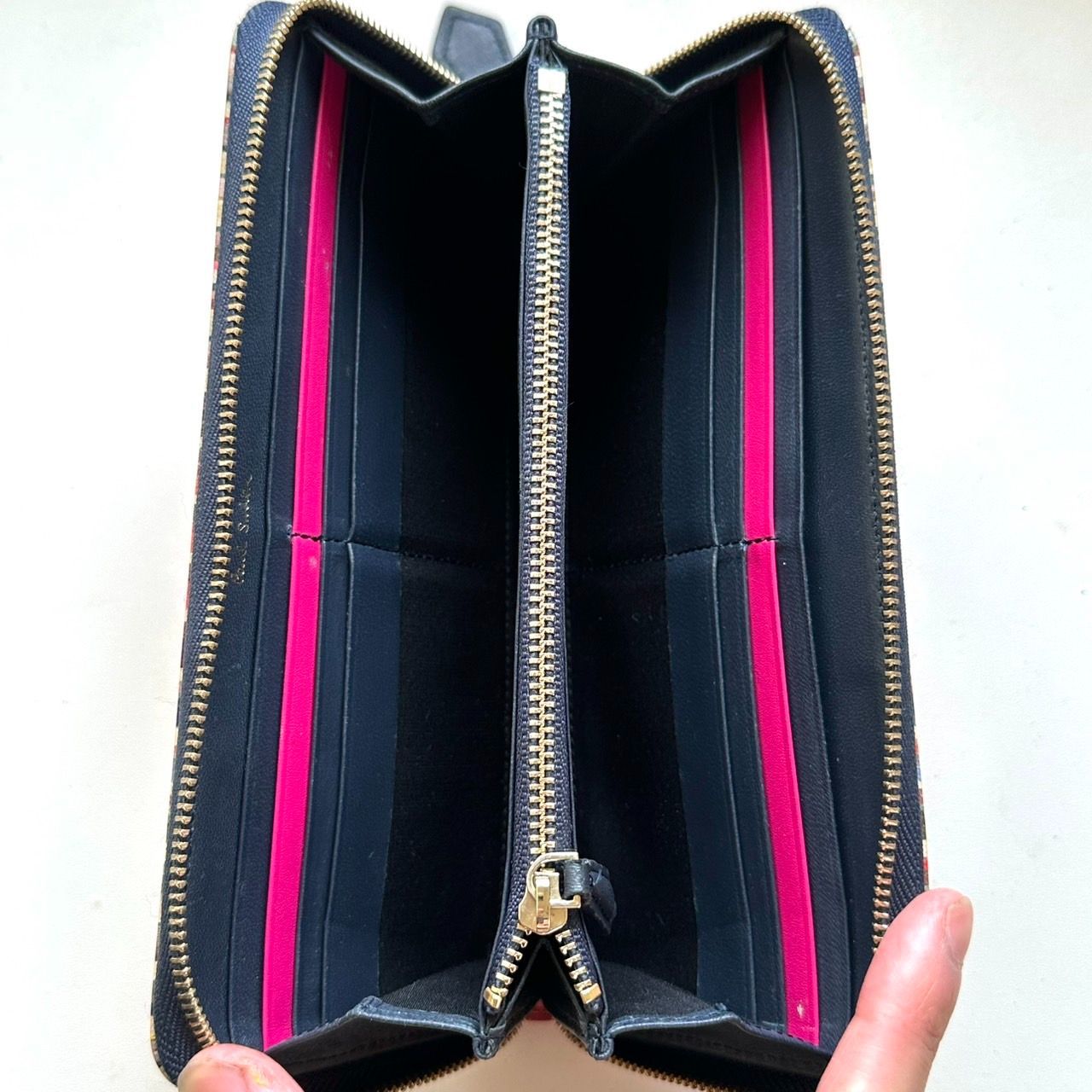 ポールスミス Paul Smith 長財布 クロスオーバーストライプトリム