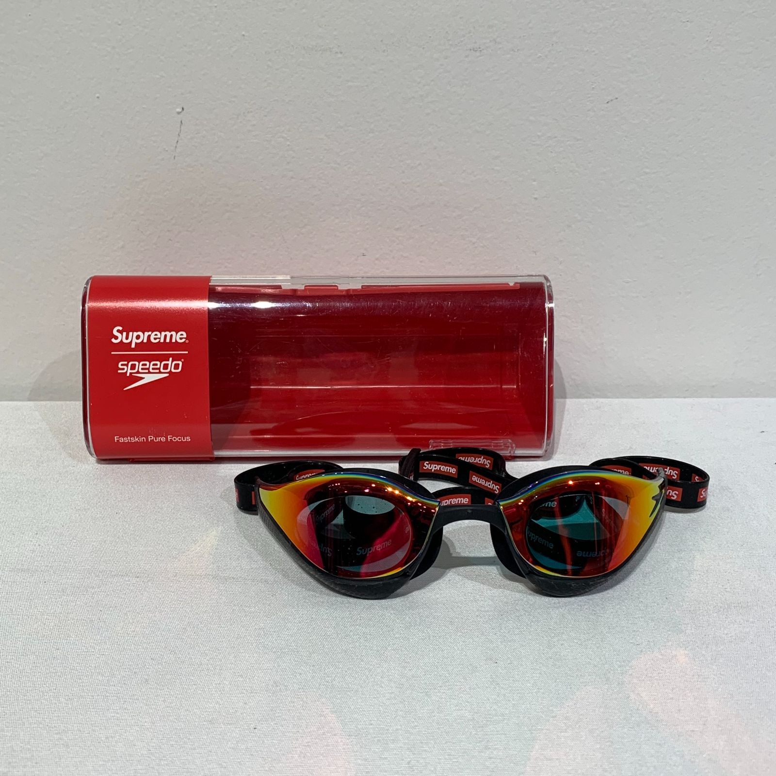 Supreme Speedo Swim Goggles ゴーグル ブラック - マリン/スイミング