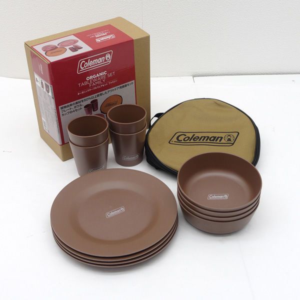 Coleman オーガニックテーブルウェアセット　ファミリー+パーソナル+おまけ オーガニックテーブルウェアセットパーソナルの通販｜キャンプ