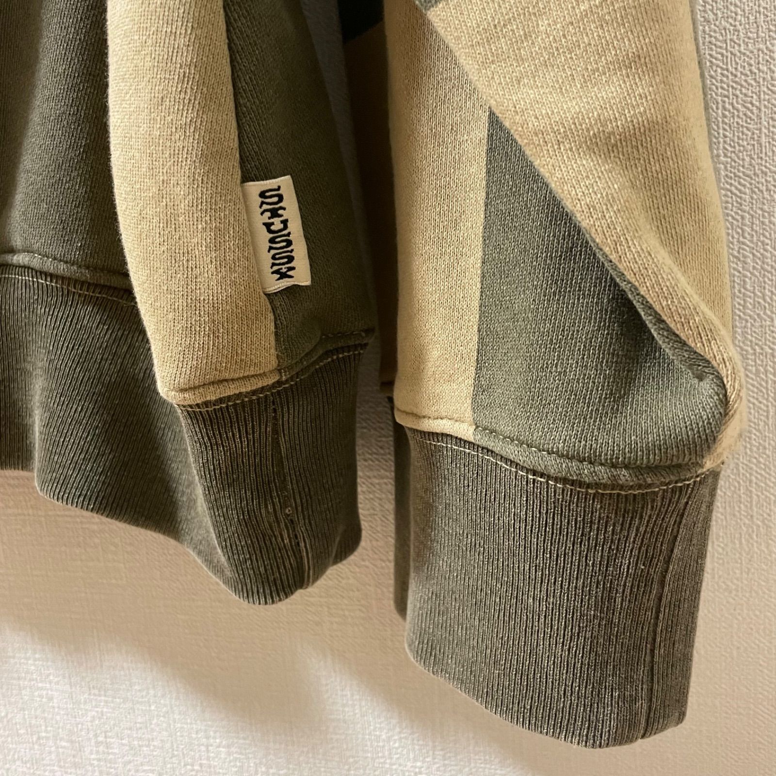 STUSSY BLUR CHECKER FLEECE MOCK NECK - メルカリ