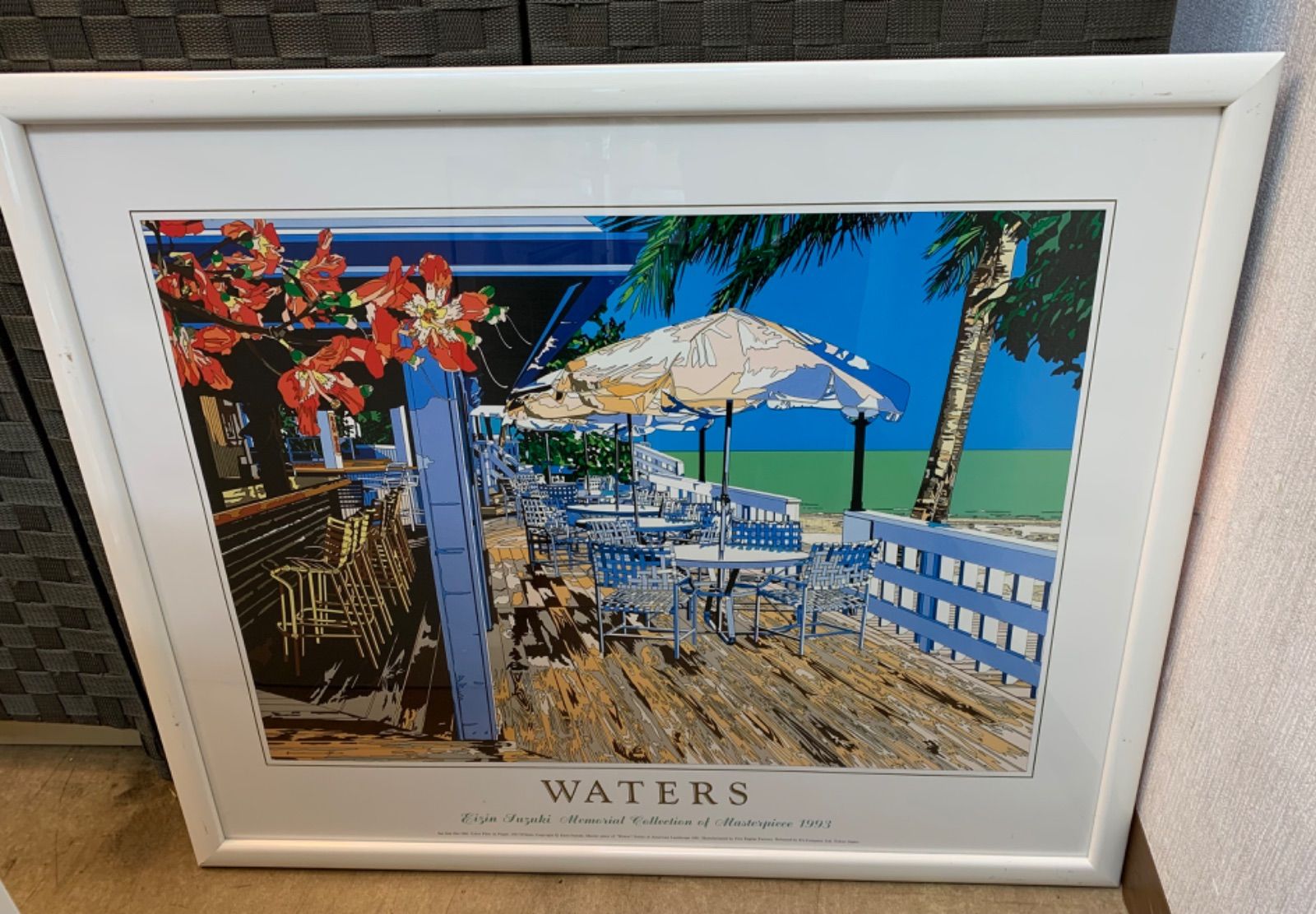 現代人気画家ポスター作品！ 鈴木英人 ポスター 「WATERS