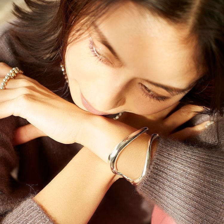ナッシングアンドアザーズ バングル ダブルラインバングル シルバー925