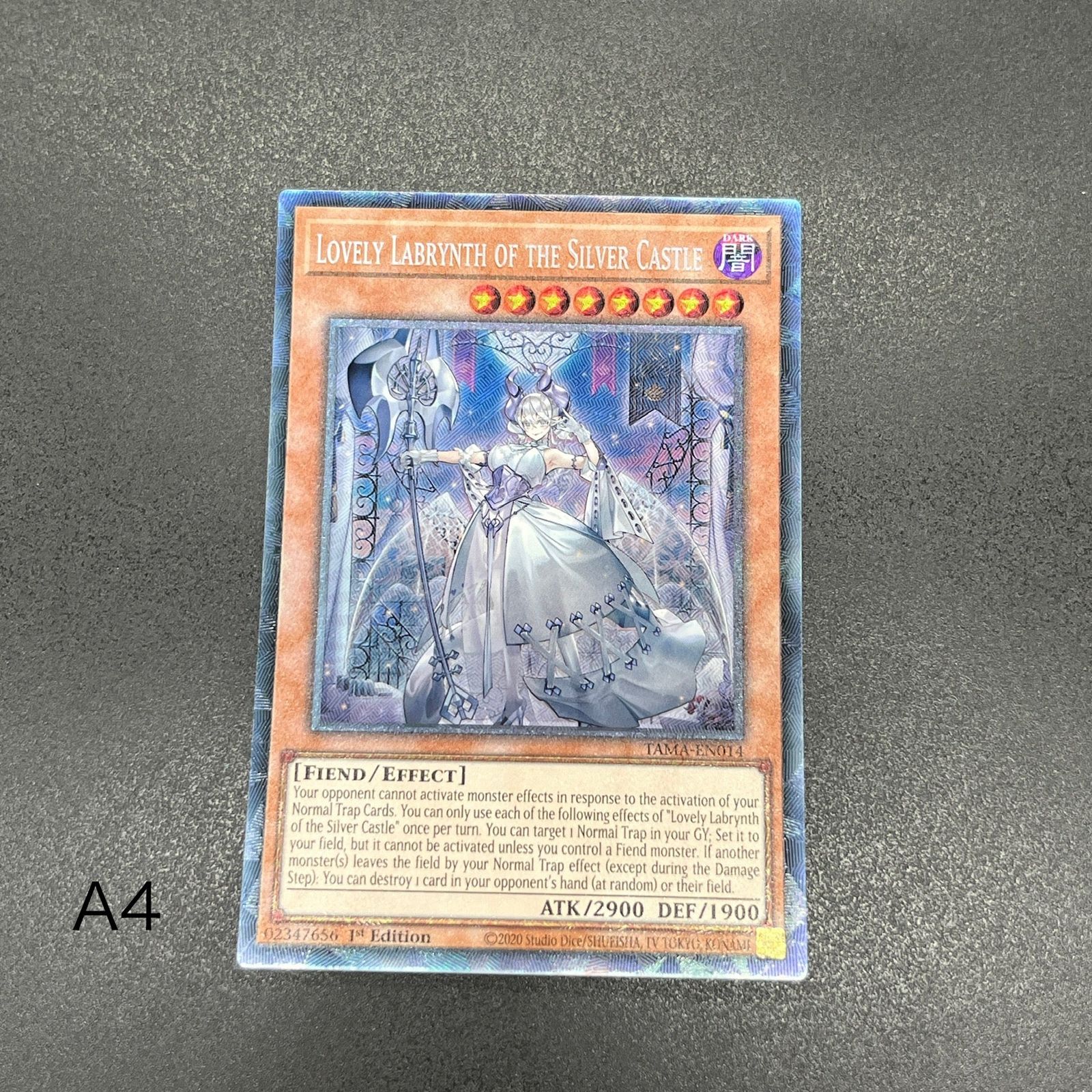 遊戯王 白銀の城のラビュリンス|コレクターズ |英語|1st|EU版 A4