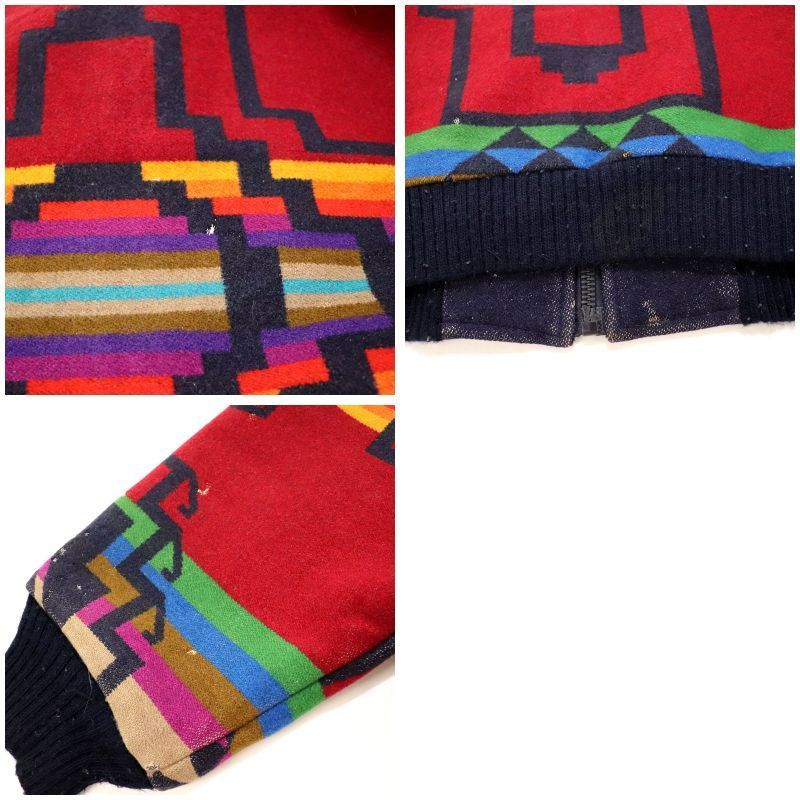80s USA製 vintage PENDLETON ネイティブ柄 ウール ジャケット メンズ