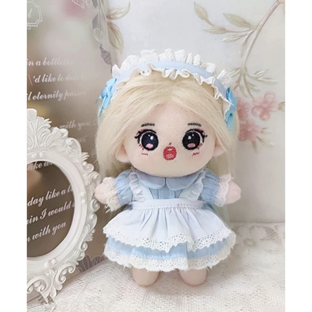 スタイル:LightBlue】服 メイド ドレス 綿人形服 着せ替え ぬいぐる