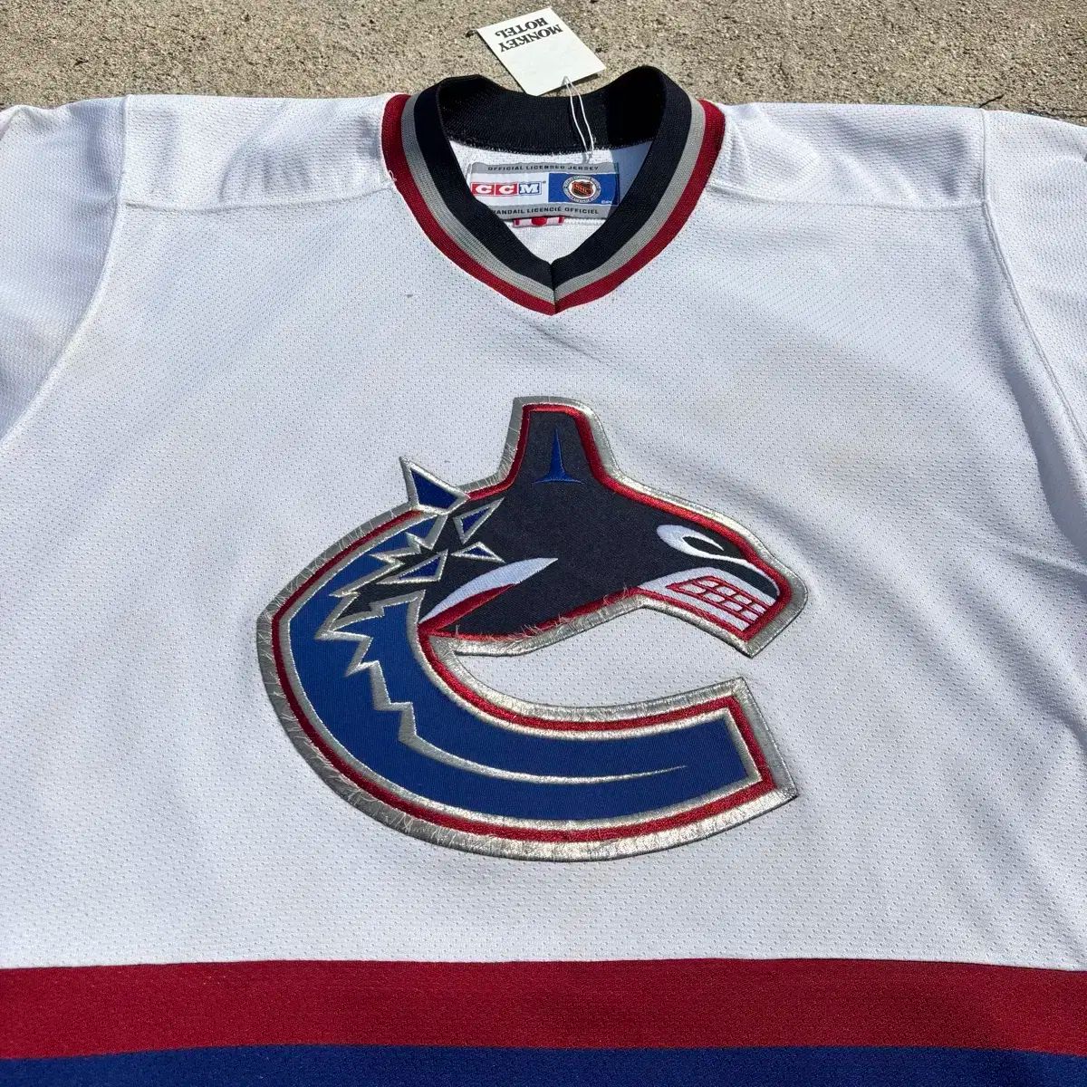 CCM - 【美品、ビンテージ】アイスホッケー/NHLバンクーバーカナックスCCMジャージ CCM NHL バンクーバー カナックス ヴィンテージ ホッケー