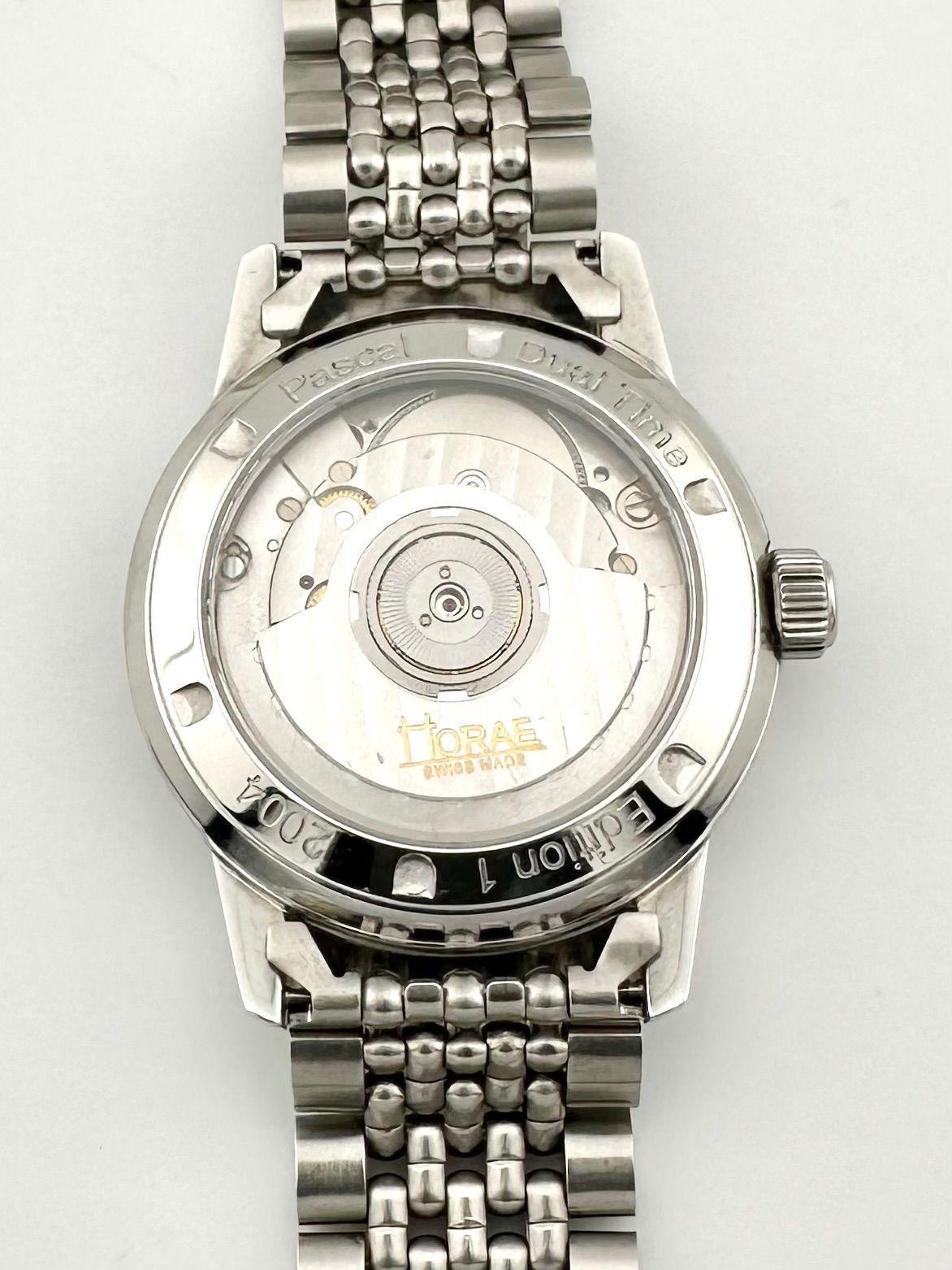 HORAE パスカル デュアルタイム Edition 1 自動巻き時計 ホライ  