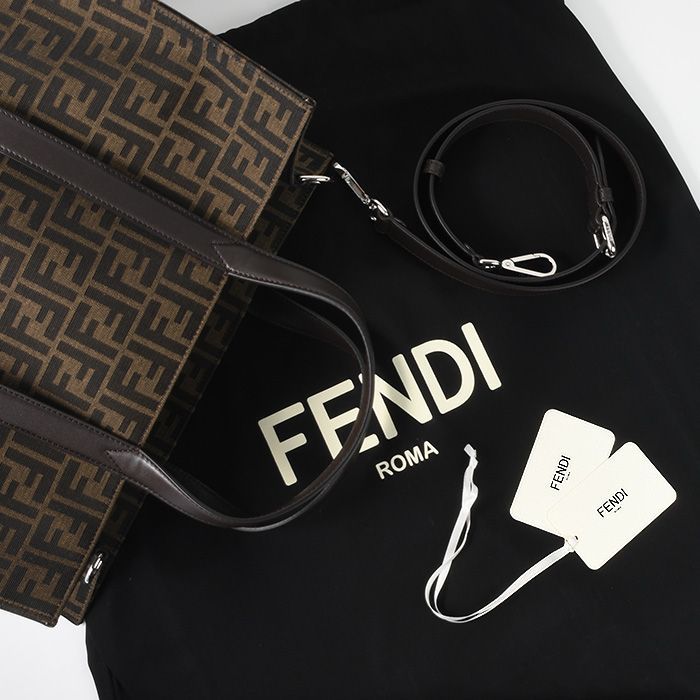FENDI フェンディ FFジャカード トートバッグ 7VA390 AG0M FENDI フェンディ バッグ FFジャカード トートバッグ 7VA390