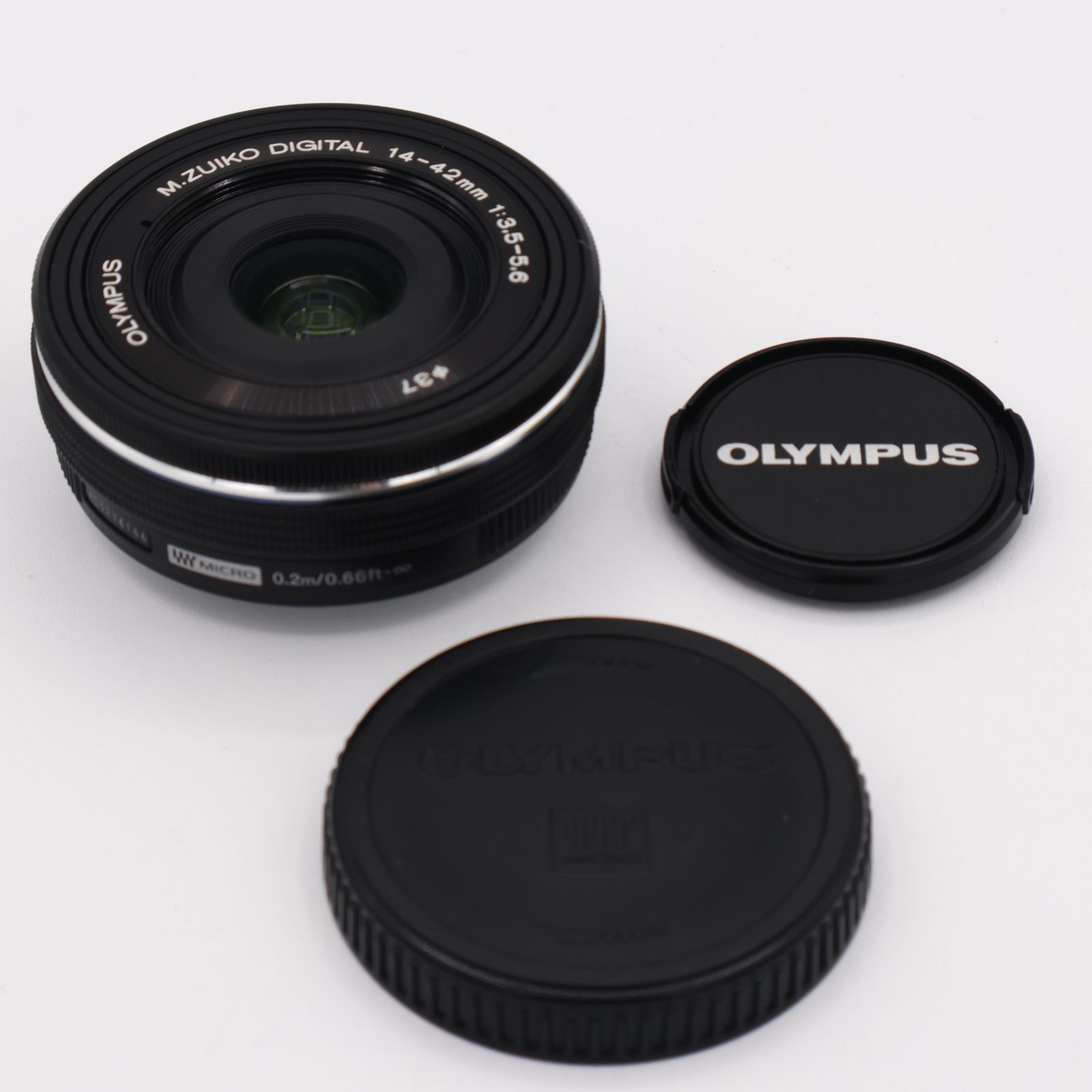 OM SYSTEM|オリンパス OLYMPUS 電動式パンケーキズームレンズ M.ZUIKO DIGITAL ED 14-42mm F3.5-5.6 EZ BLK 250519_AC3274166
