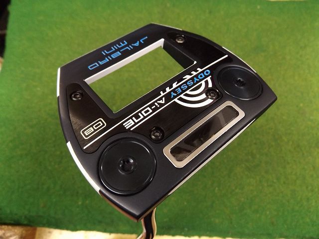 オデッセイ　ジェイルバードミニ DB 33インチパター ヘッドカバー付き 6744 Ai-ONE JAILBRIRD MINI DB 33インチ STROKE LAB シャフト カバー