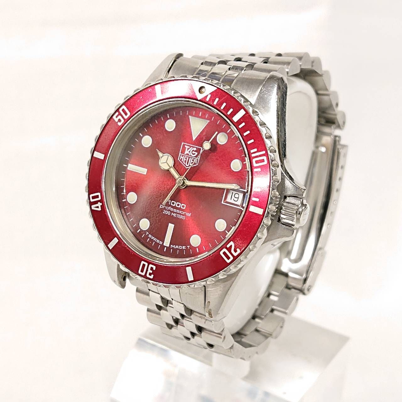 TAG Heuer 1000 赤色 200m タグホイヤー 1000 タグ・ホイヤー(TAG 