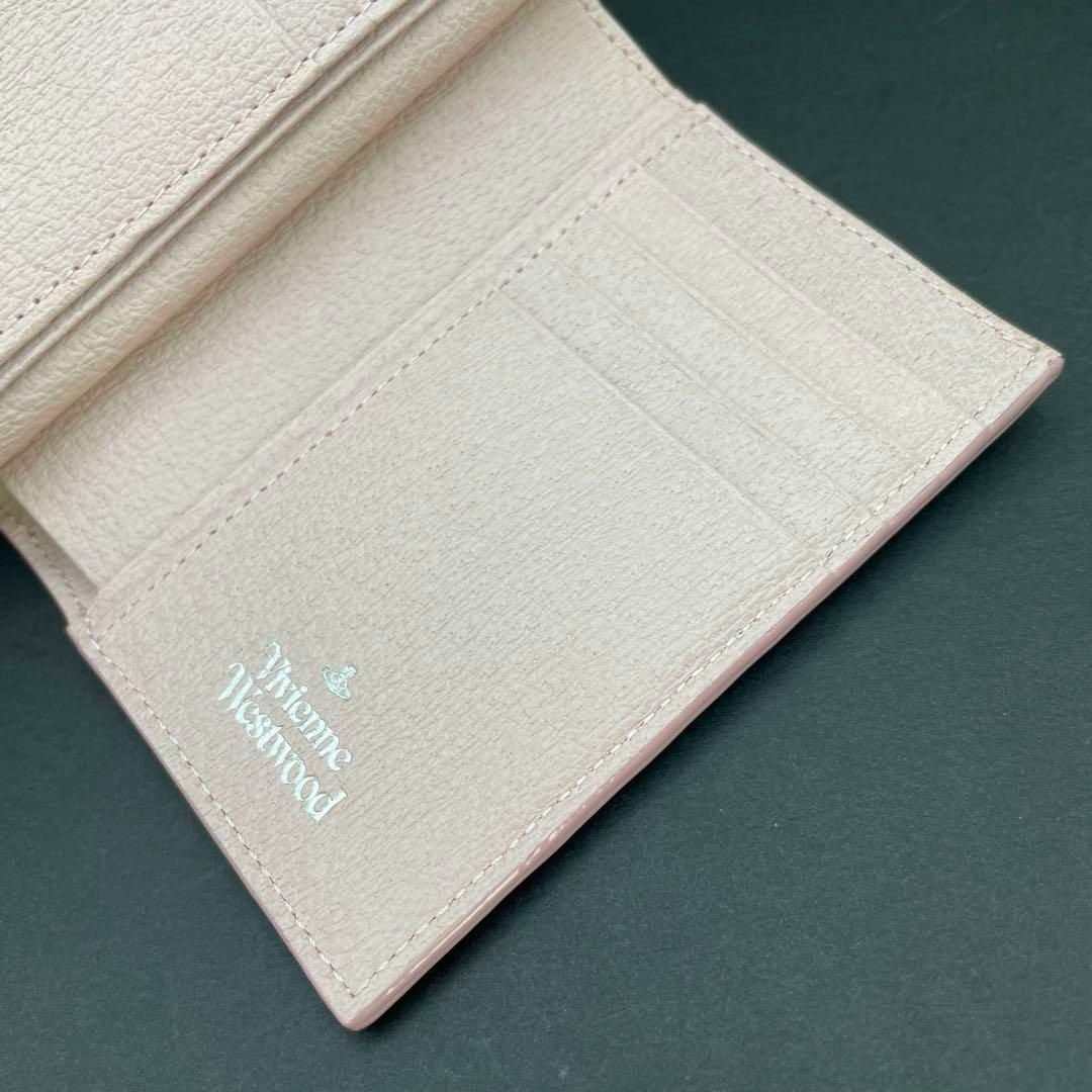新品♡オンライン限定 ヴィヴィアンウエストウッド 折り財布 3218C92P ヴィヴィアンウエストウッド 三つ折り がま口 ピンク 財布