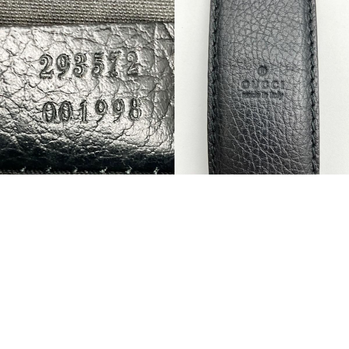 GUCCI グッチ GG柄 ショルダーバッグ 斜め掛け バッグ ブラック 黒