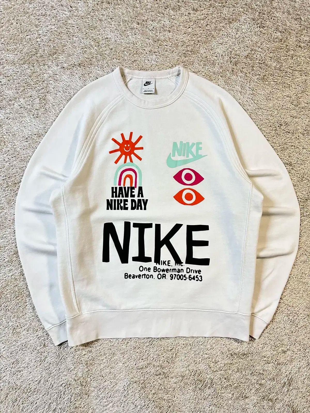 L Nike(ナイキ） 新作 NSW HBR フレンチ フレンチテリー パーカー 白