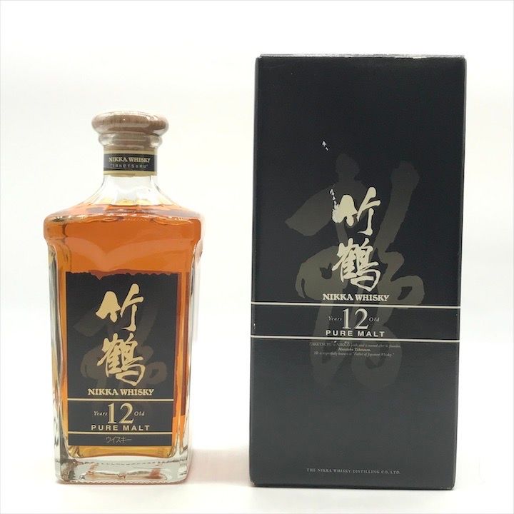 未開栓 NIKKA WHISKY ニッカウイスキー 竹鶴 12年 ピュアモルト  
