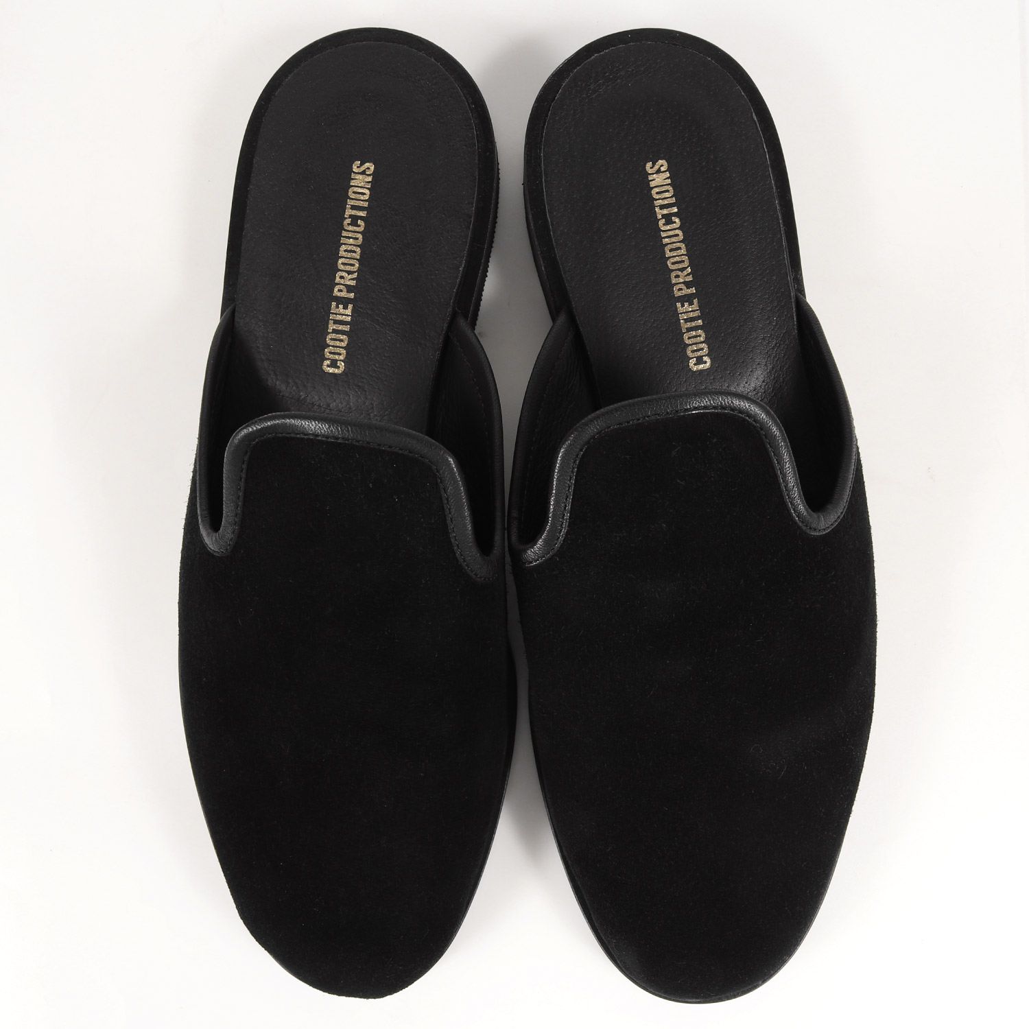 COOTIE クーティー スウェードレザー スリッパ サンダル Raza Slippers ブラック 黒 サイズ：US8 26.0cm シューズ 靴  ブランド - メルカリ