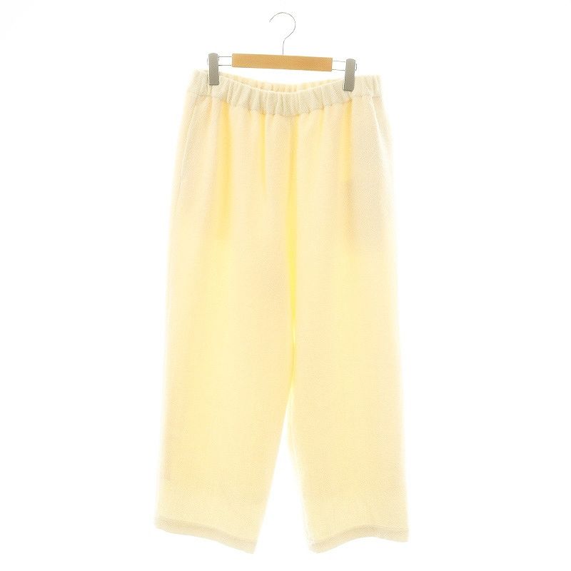 ジャーナルスタンダード ラックス JOURNAL STANDARD LUXE 24AW ツィードヘリンパンツ イージー シルク混 F アイボリー |DO OS
