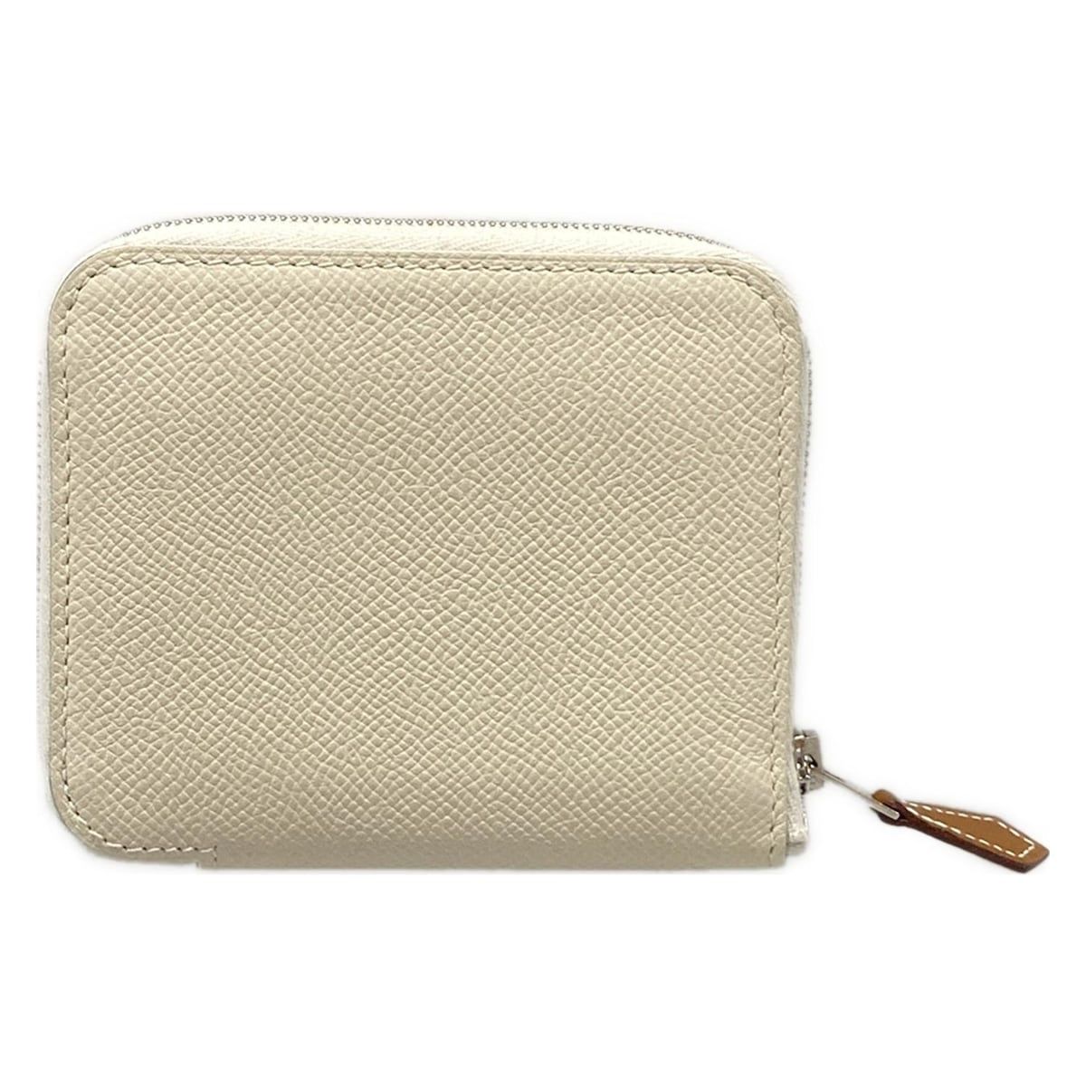 HERMES エルメス コインケース アザップコンパクトシルクイン ナタ ラウンドファスナー シルバー金具